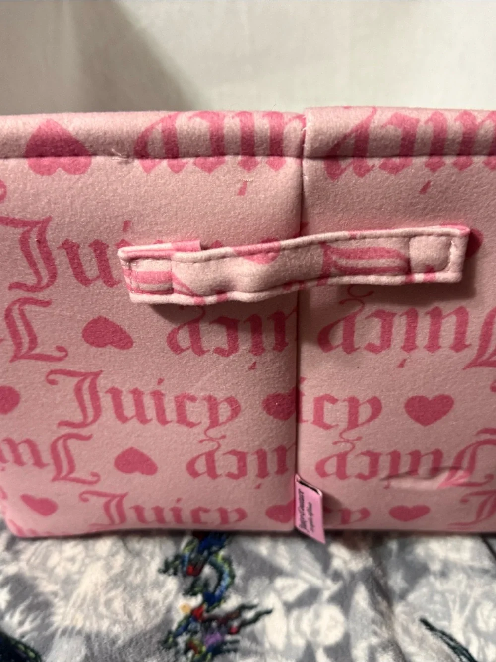 Juicy Couture Pink Heart Basket